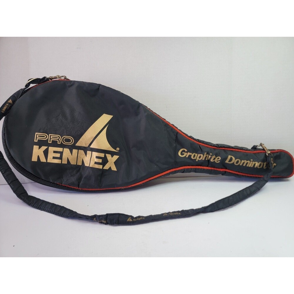 Vintage Pro Kennex Graphite Dominator Tennis Racquet Matching Case Used